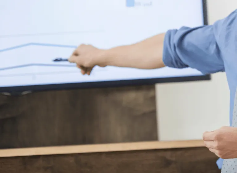 Präsentationsfläche für SAP-Schulung